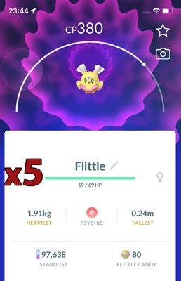 Flittle [x5] - Pokemon GO Trade Service
