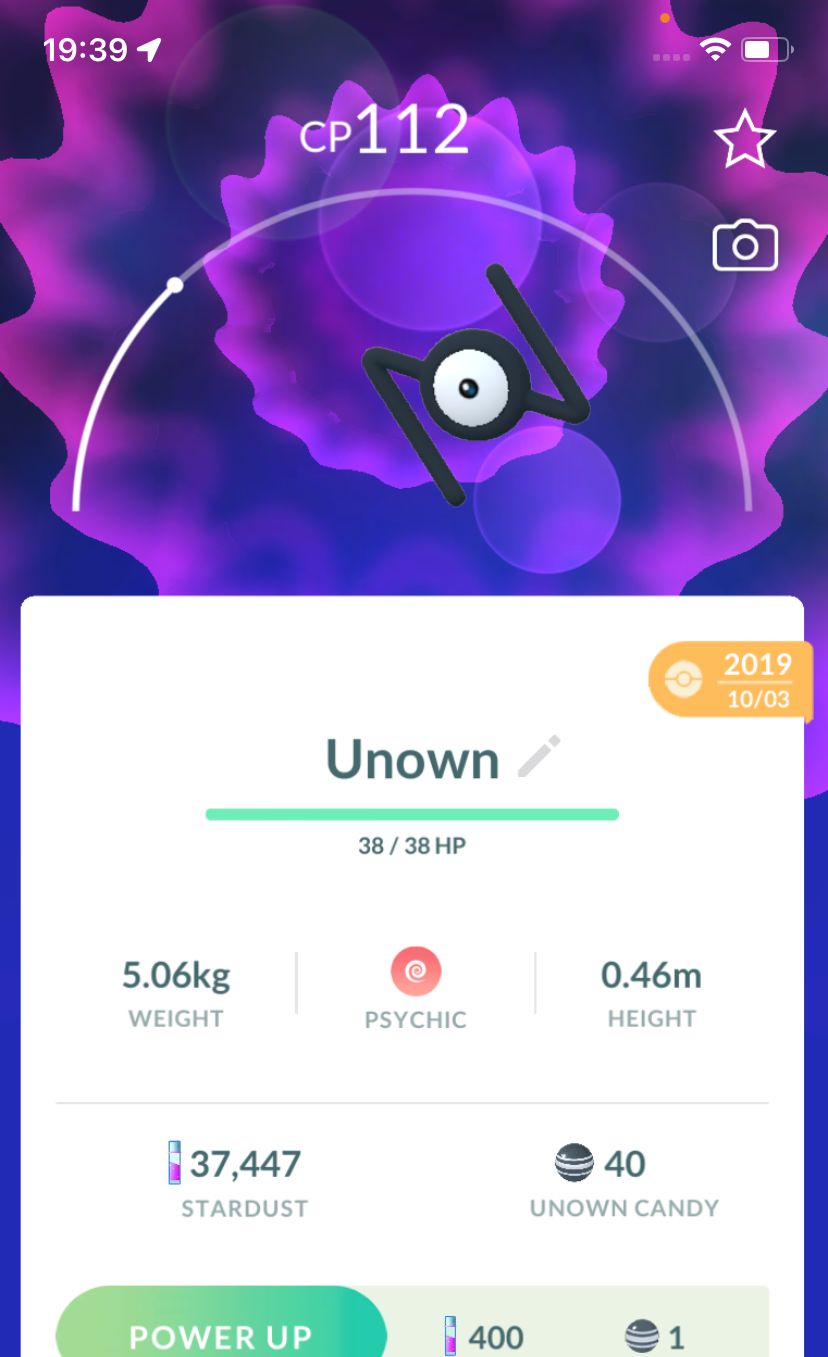 Unown N 2019 (Guaranteed Lucky) - Pokemon GO Trade Service