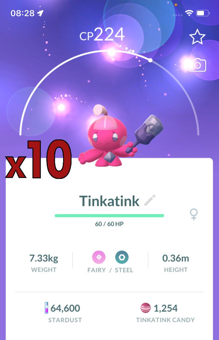 Tinkatink [x10] - Pokemon GO Trade Service