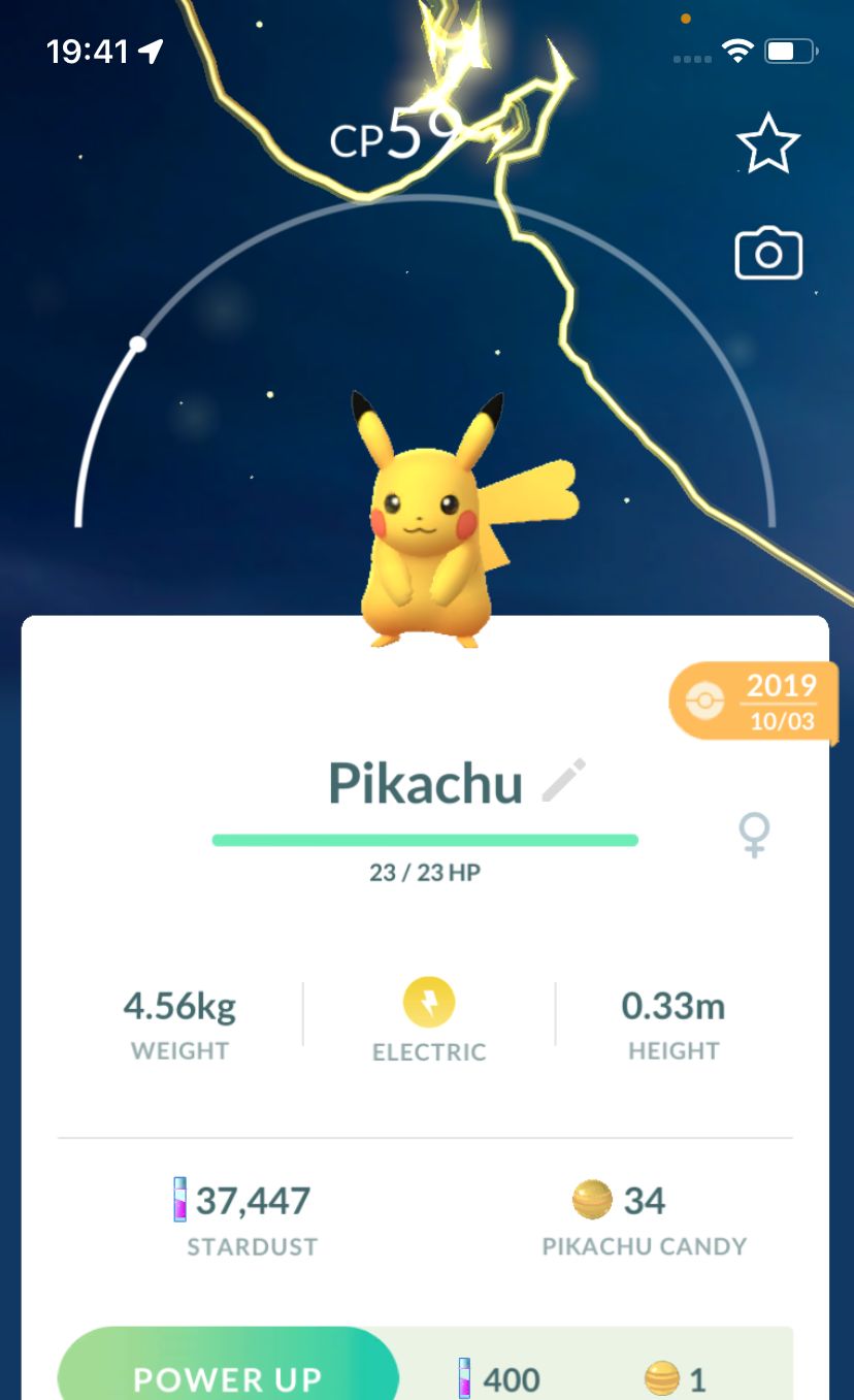 Pikachu 2019 (Guaranteed Lucky) - Pokemon GO Trade Service