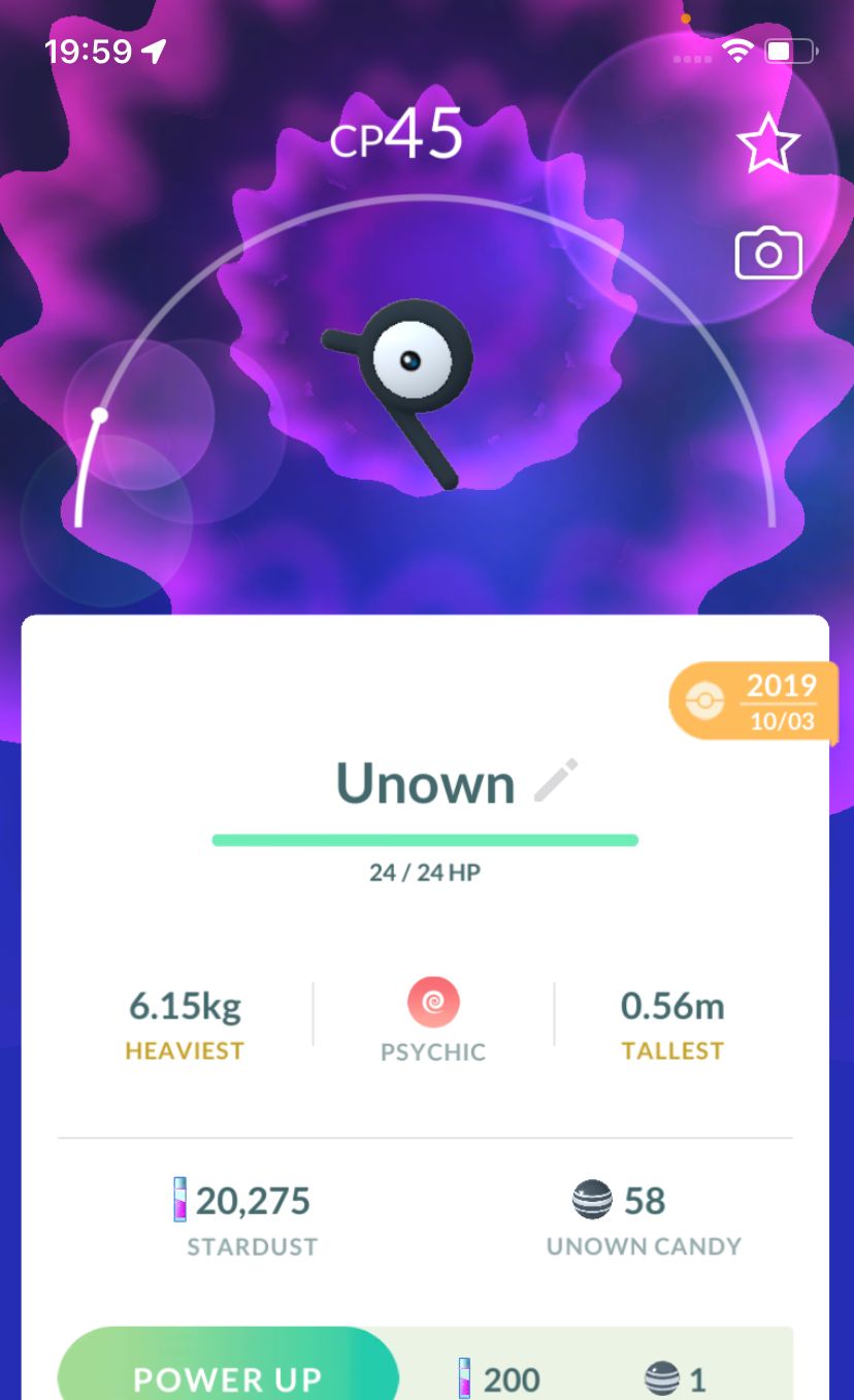 Unown P 2019 (Guaranteed Lucky) - Pokemon GO Trade Service