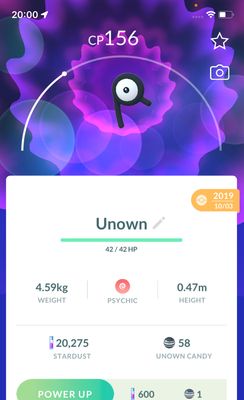 Unown R 2019 (Guaranteed Lucky) - Pokemon GO Trade Service