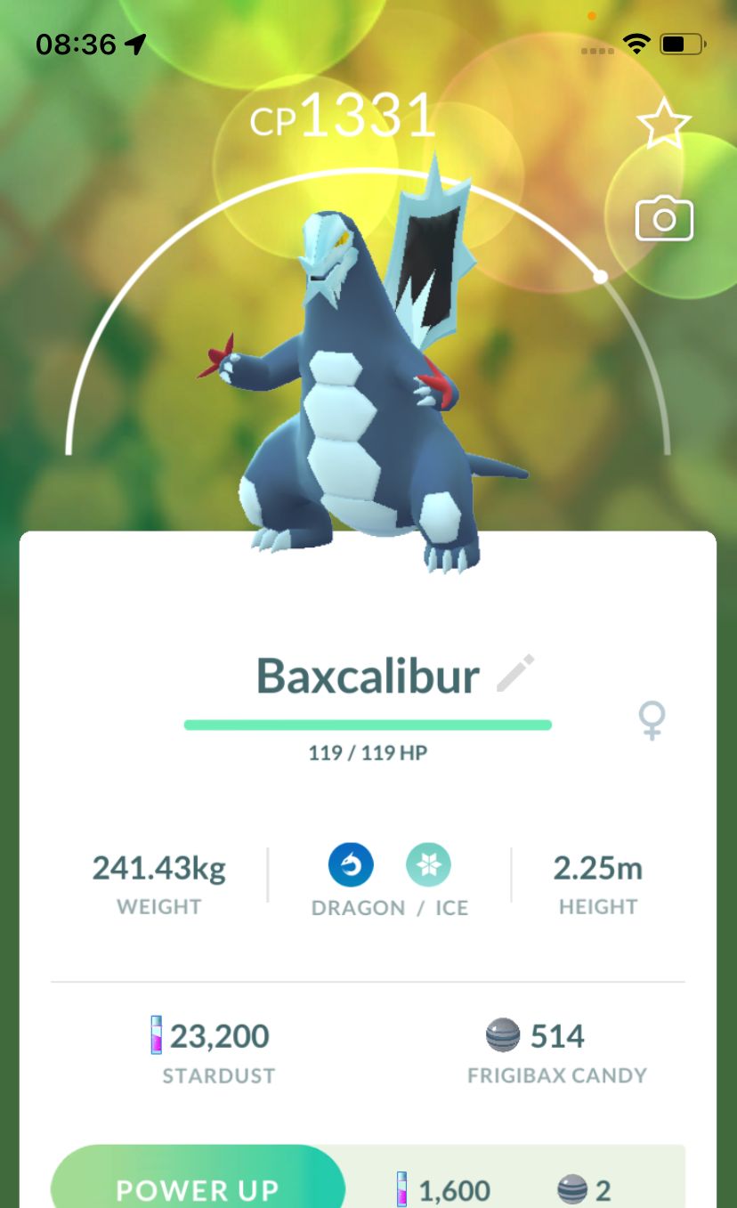 #998 Baxcalibur Trade - Pokemon GO Trade