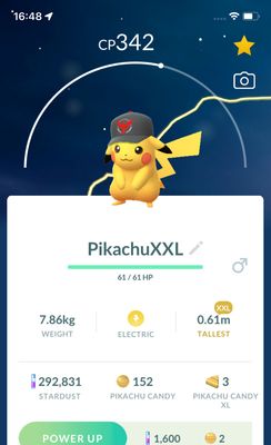 Pikachu Team Valor Hat (XXL Height) - Pokemon GO Trade Service