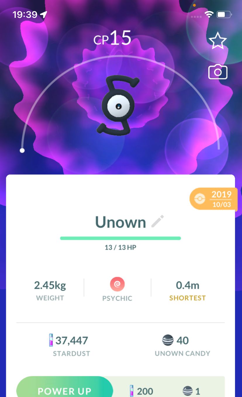 Unown S 2019 (Guaranteed Lucky) - Pokemon GO Trade Service