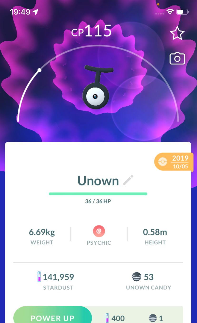 Unown T 2019 (Guaranteed Lucky) - Pokemon GO Trade Service