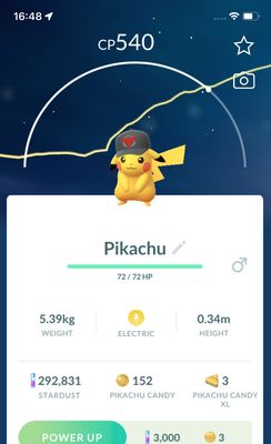 Pikachu Team Valor Hat from Copenhagen GO Fest Trade - Pokemon GO Trade Service