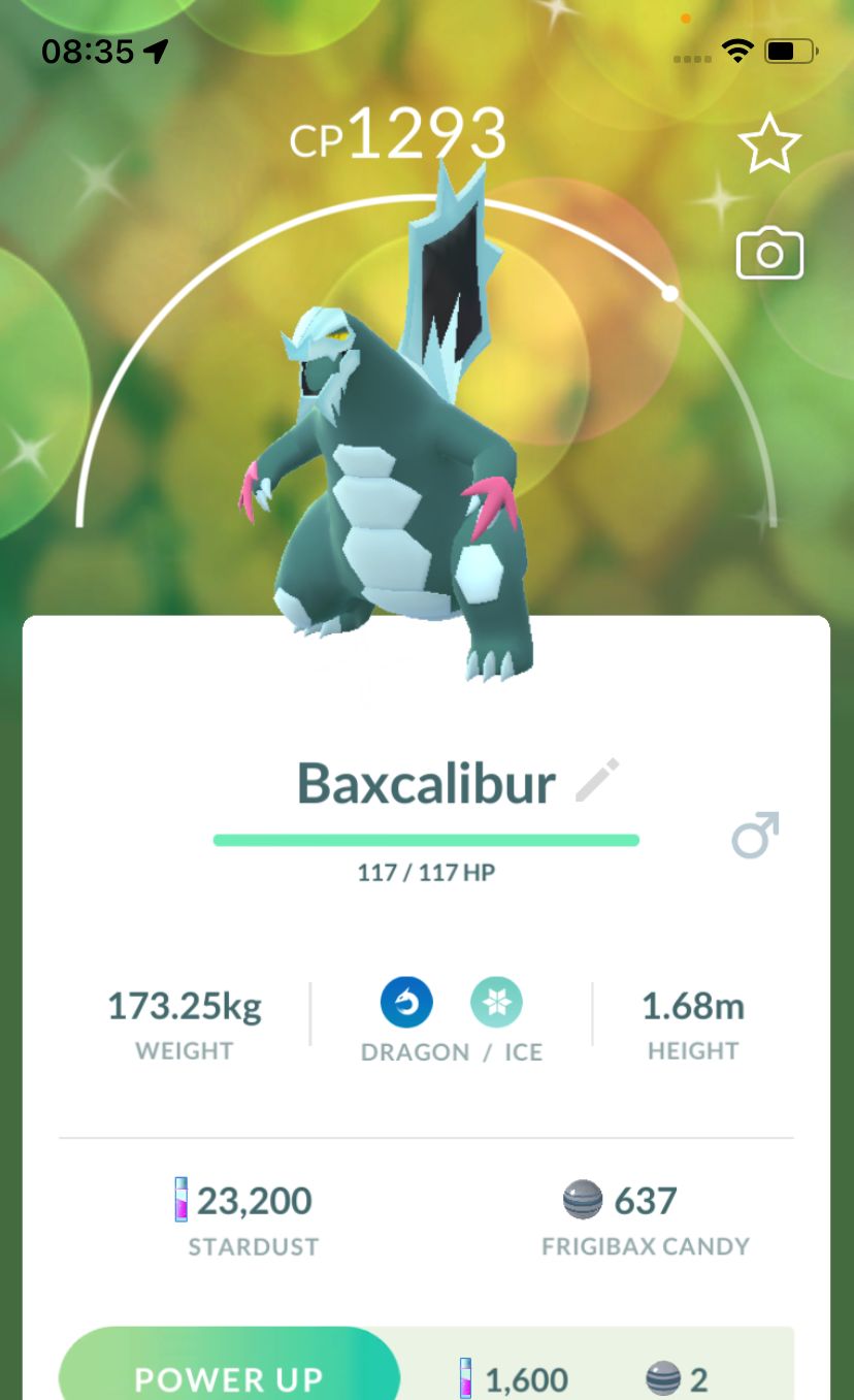 Shiny Baxcalibur - Pokemon GO Trade Service