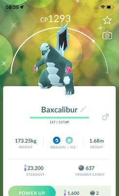 Shiny Baxcalibur - Pokemon GO Trade Service