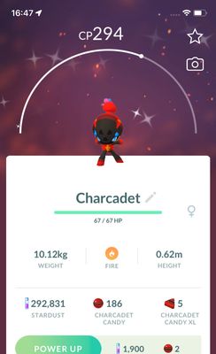 Shiny Charcadet - Pokemon GO Trade Service