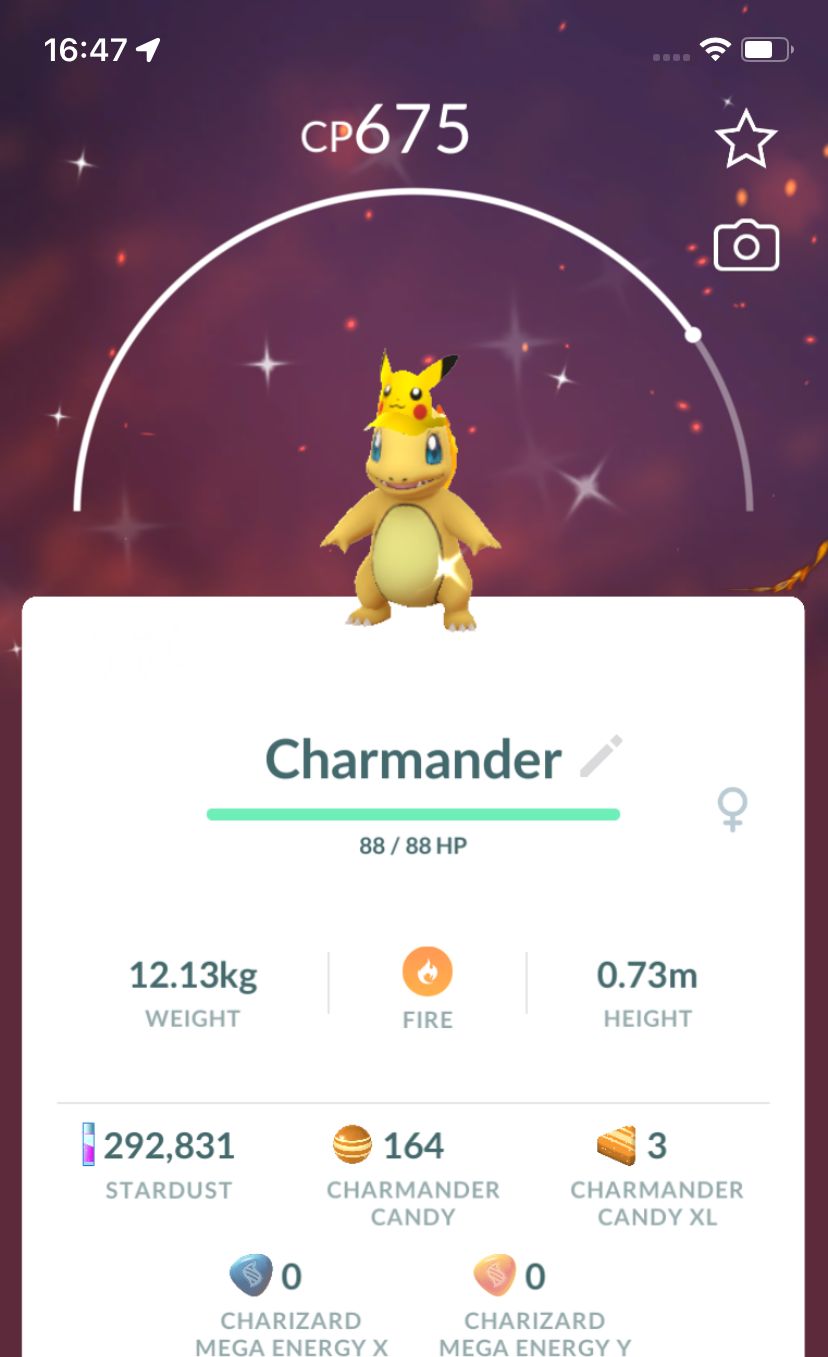 Shiny Charmander Visor GO Fest - Pokemon GO Trade Service