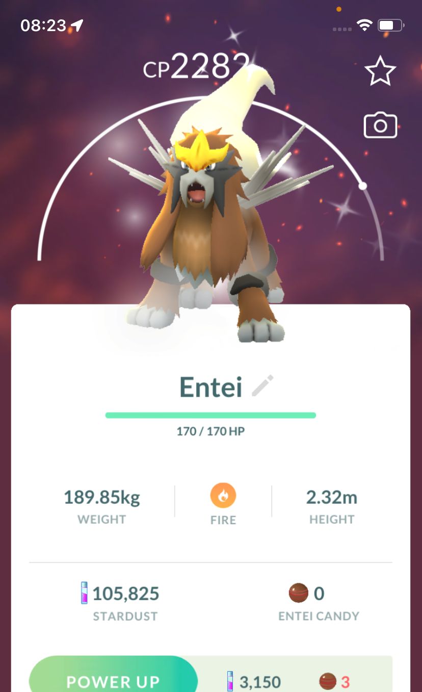 Shiny Entei (Purified)- Pokemon GO Trade Service