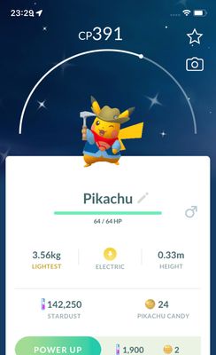 Shiny Pikachu Excavator - Pokemon GO Trade