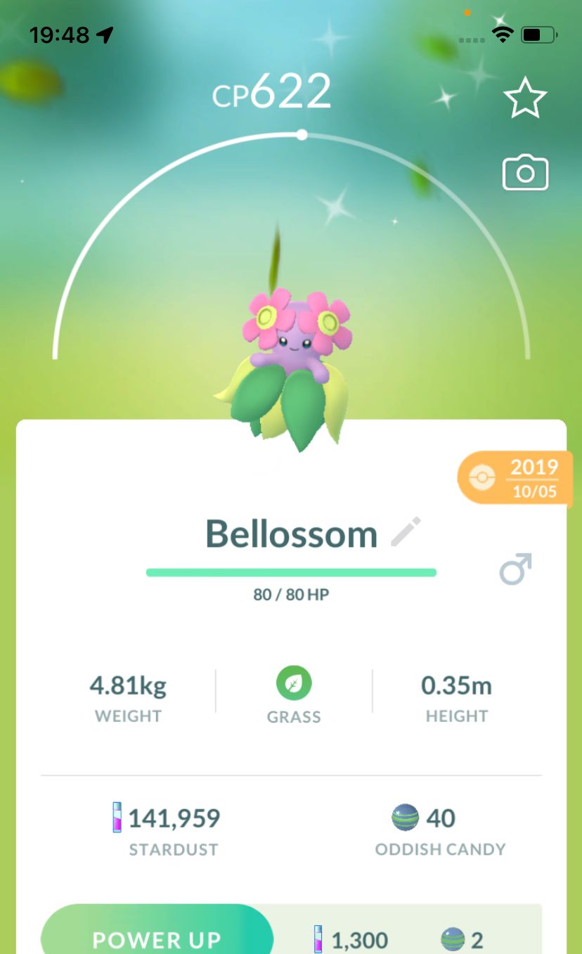 Shiny Bellossom 2019 Trade (Guaranteed Lucky) - Pokemon GO Trade