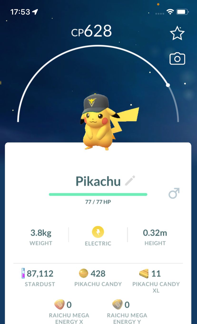 Pikachu Team Instinct Hat from Chicago GO Fest Trade - Pokemon GO Trade Service