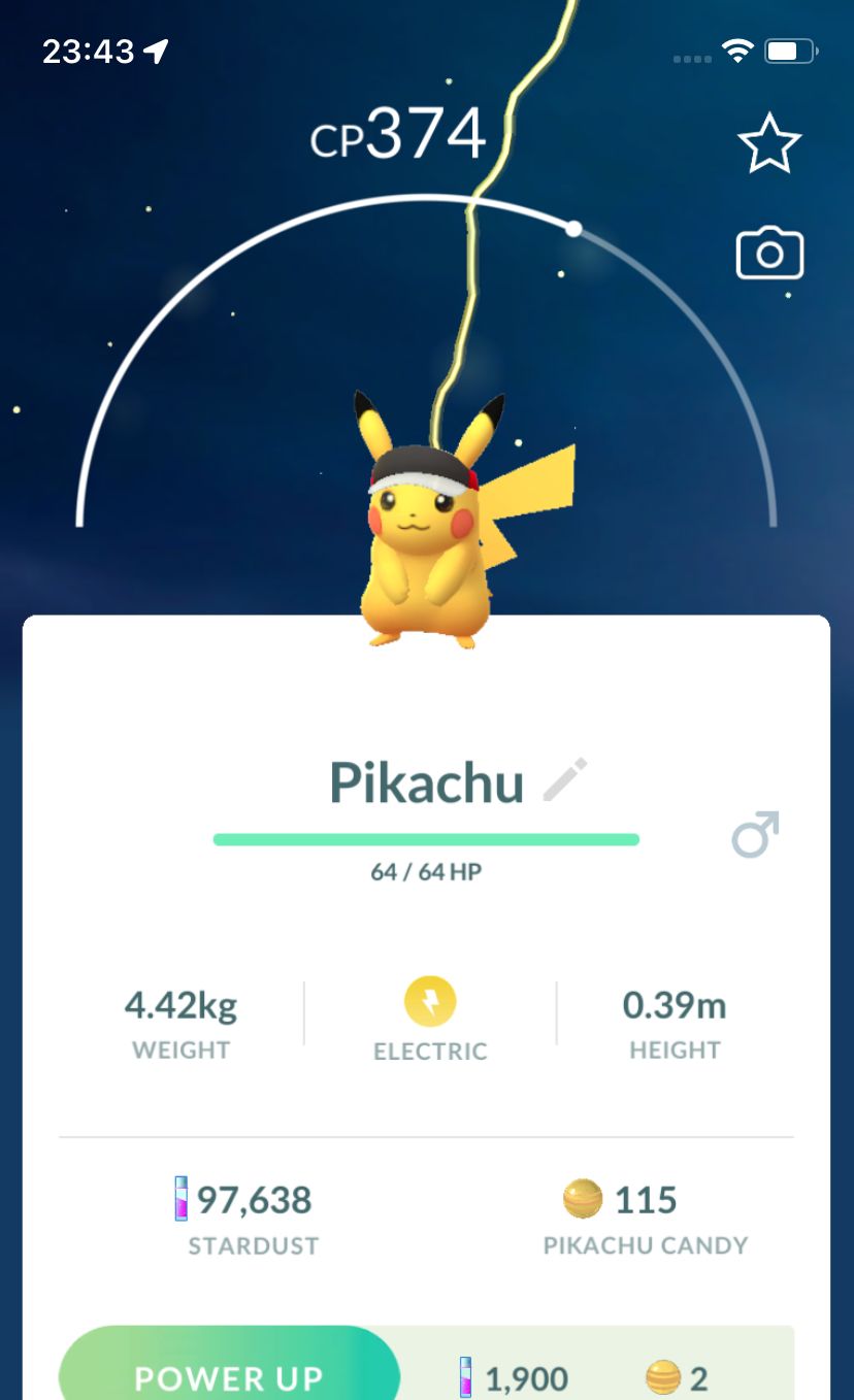 Pikachu Marathon Visor - Pokemon GO Trade Service