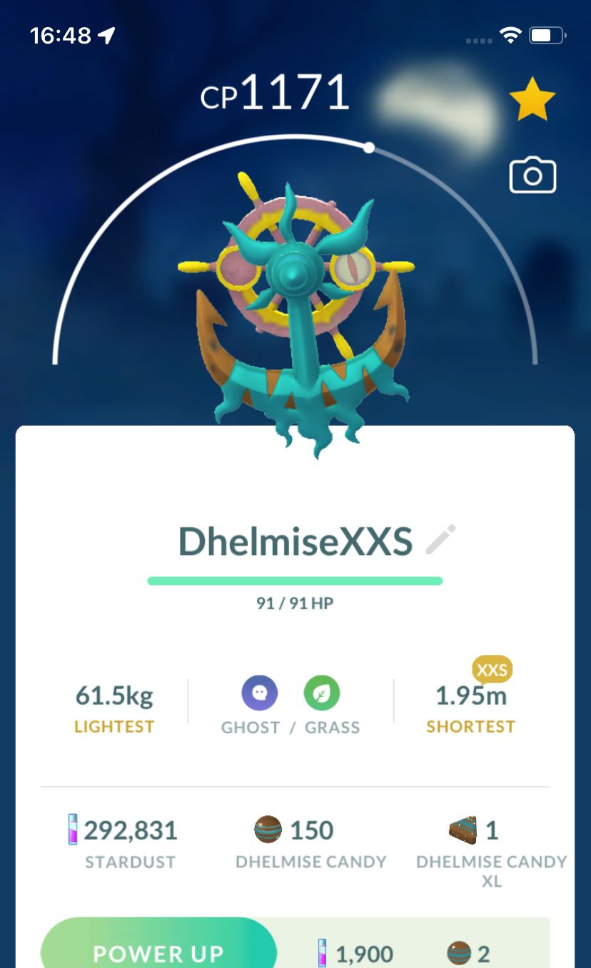 Dhelmise (XXL Height) - Pokemon GO Trade Service