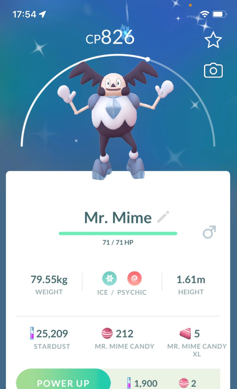 Shiny Galarian Mr. Mime - Pokemon GO Trade Service