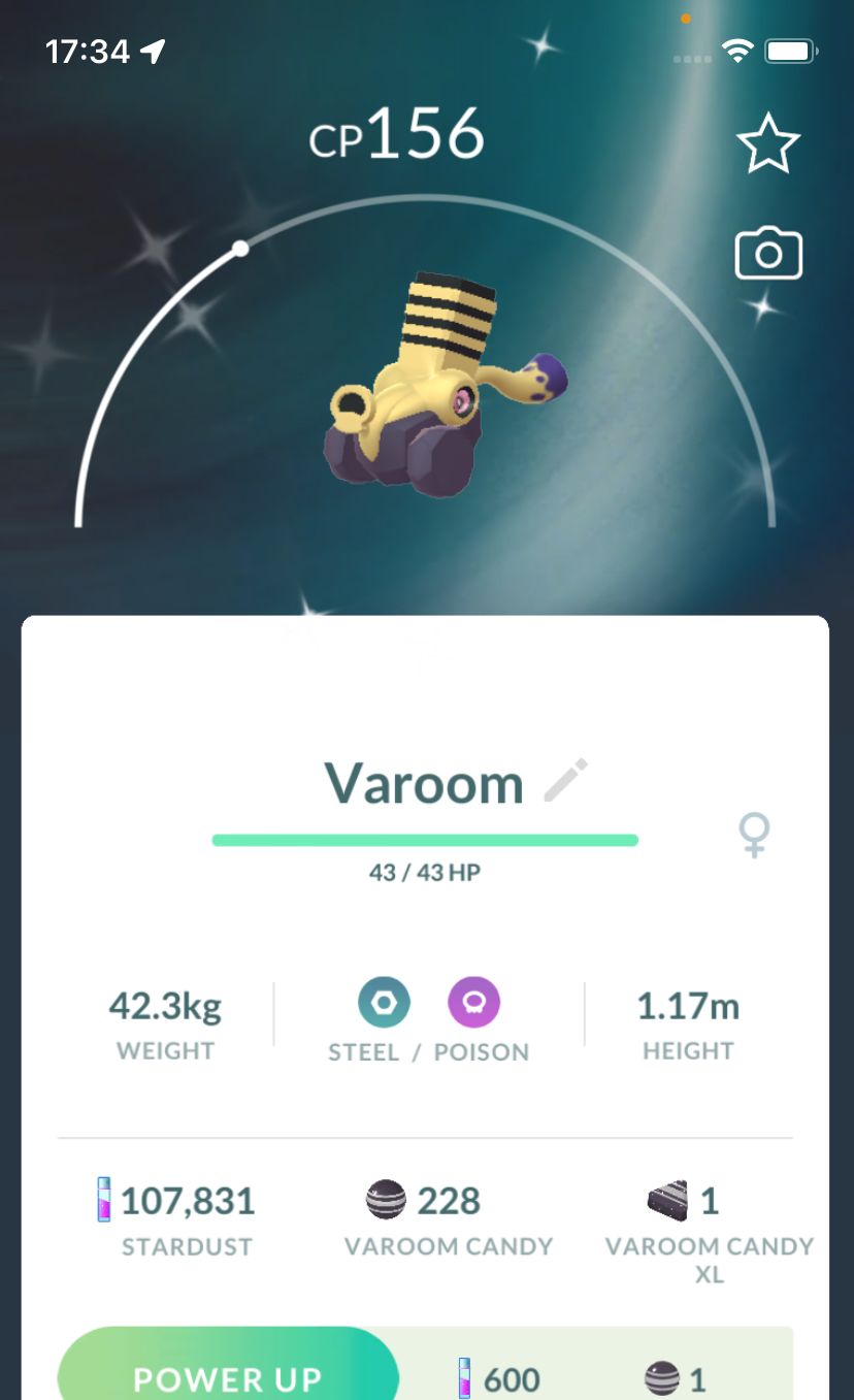 Shiny Varoom - Pokemon GO Trade Service