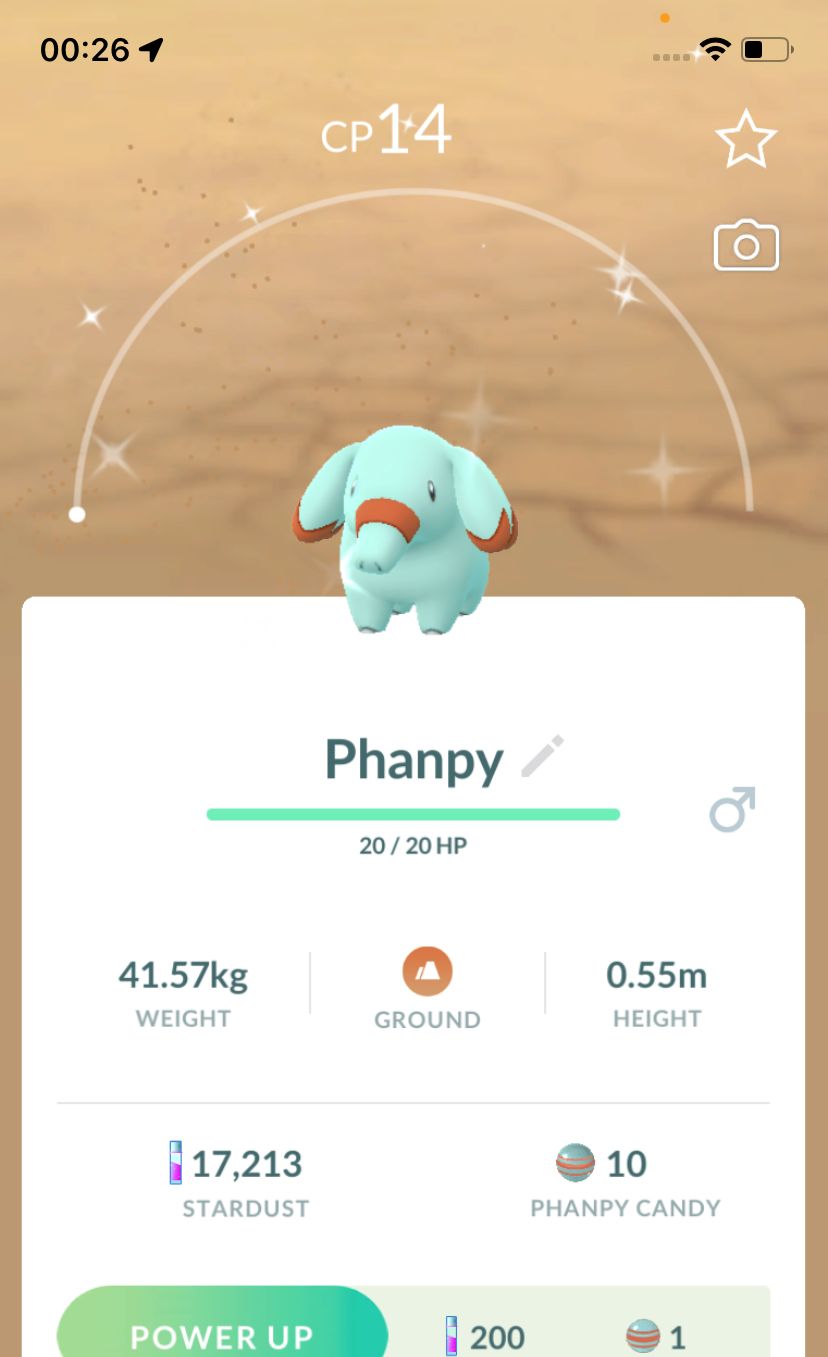 Shiny Phanpy - Pokemon GO Trade Service