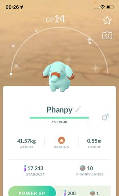 Shiny Phanpy - Pokemon GO Trade Service