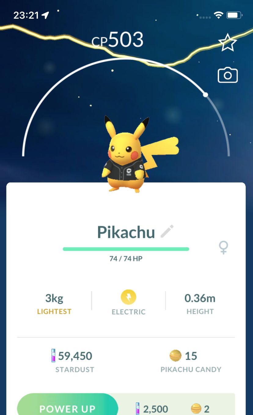 Pikachu Baseball Shirt - Pokemon GO Trade Service