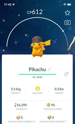 Shiny Pikachu Team Valor Hat - Pokemon GO Trade