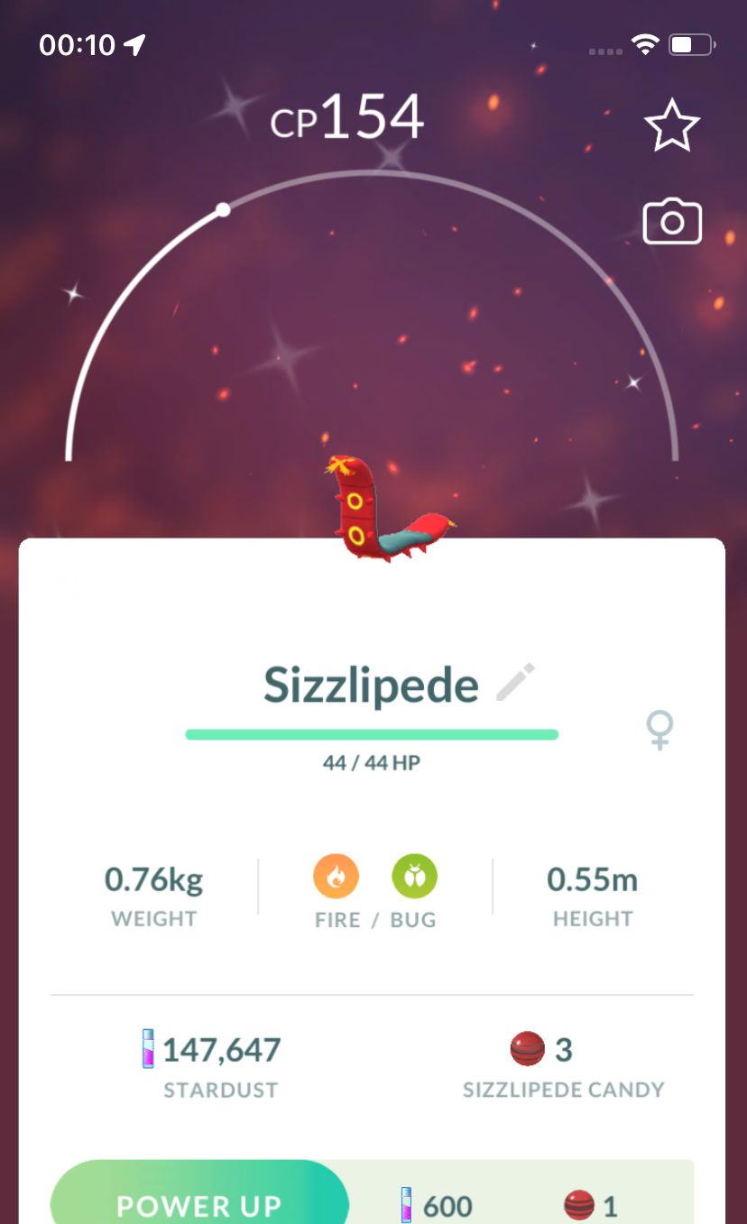 Shiny Sizzlipede - Pokemon GO Trade Service