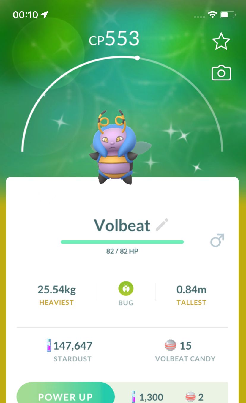 Shiny Volbeat - Pokemon GO Trade Service
