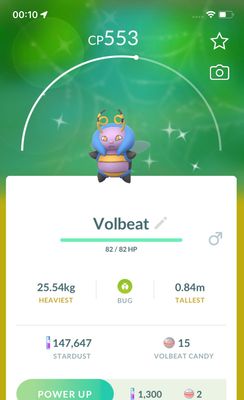 Shiny Volbeat - Pokemon GO Trade Service