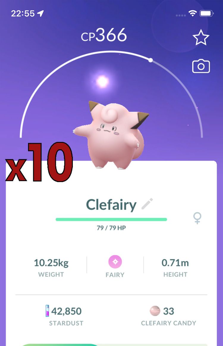 Clefairy Trades [x10] - Pokemon GO Trade