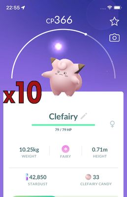 Clefairy Trades [x10] - Pokemon GO Trade