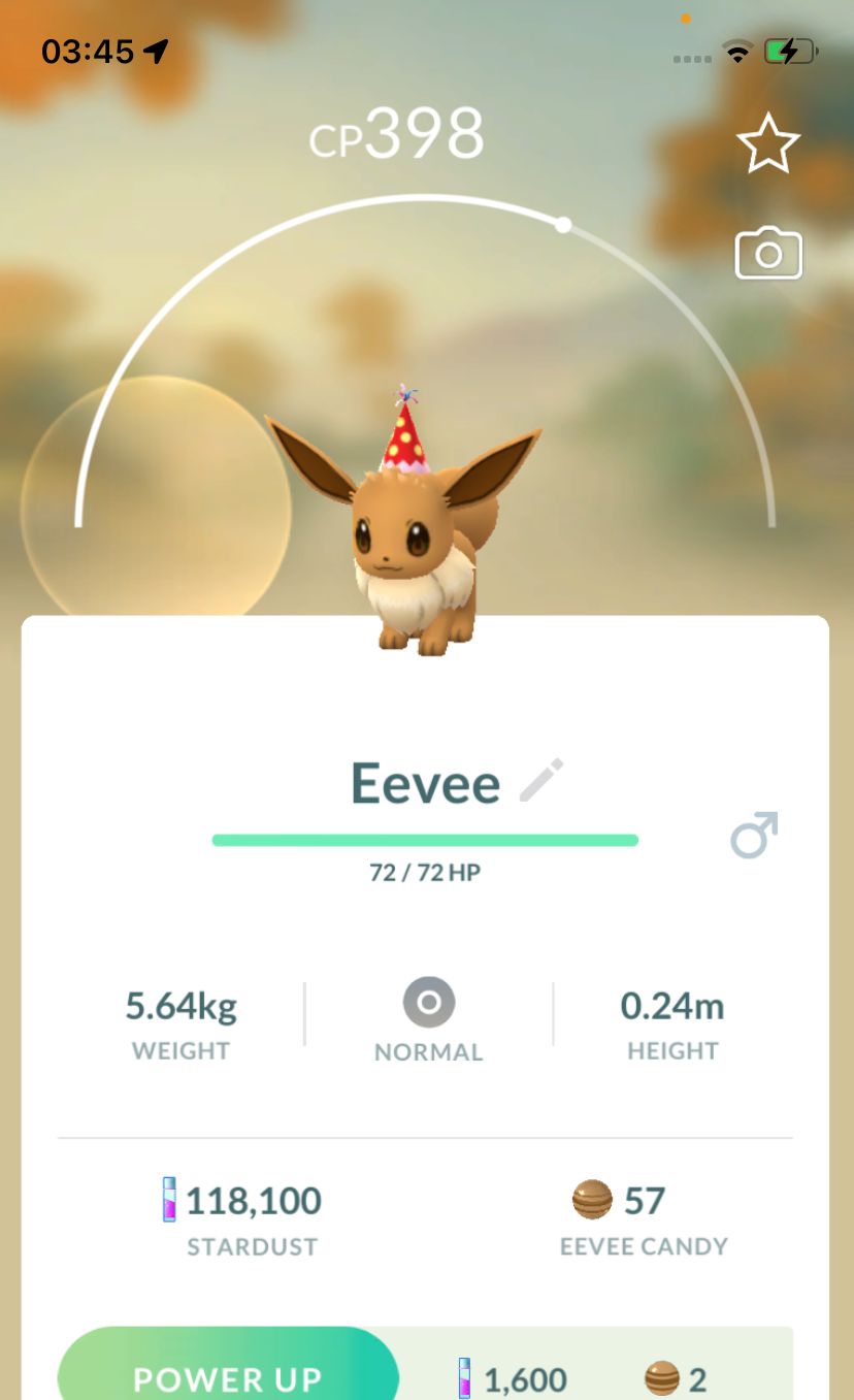 Eevee Party Hat - Pokemon GO Trade Service