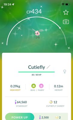 Shiny Cutiefly trade - Pokemon GO Trade Service