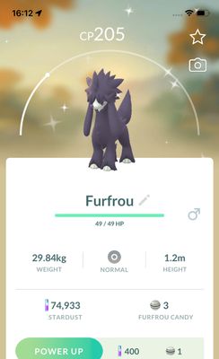 Shiny Furfrou trade - Pokemon GO Trade Service
