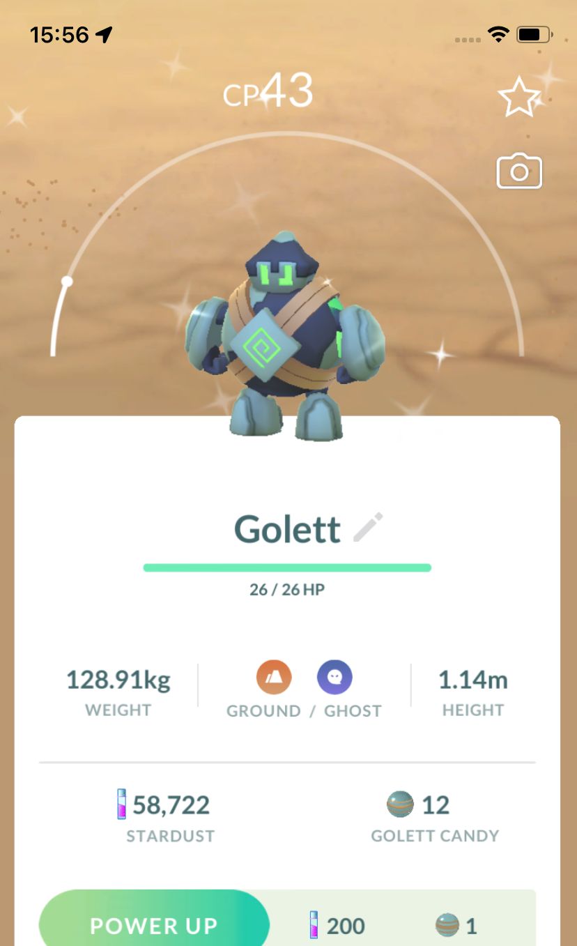 Shiny Golett trade - Pokemon GO Trade Service