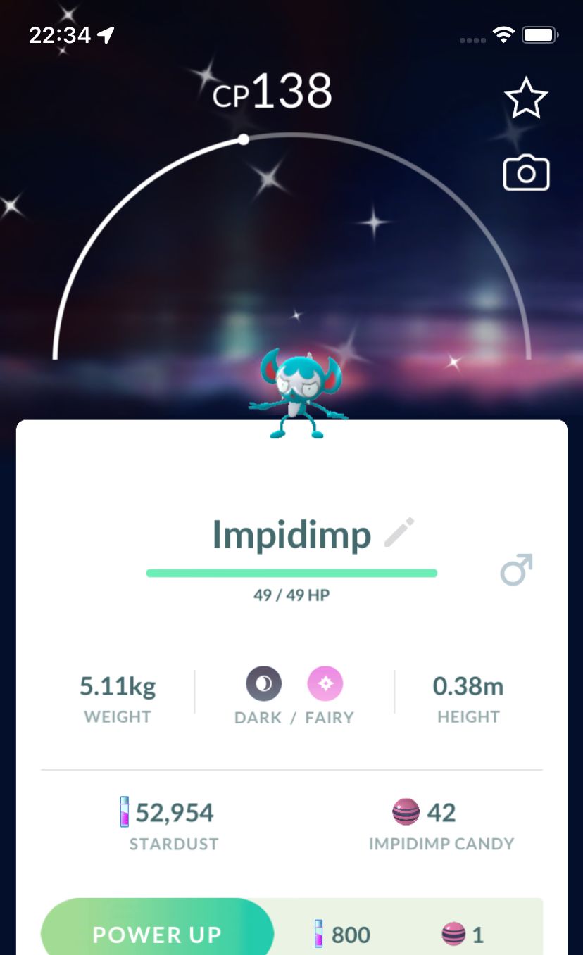 Shiny Impidimp trade - Pokemon GO Trade Service