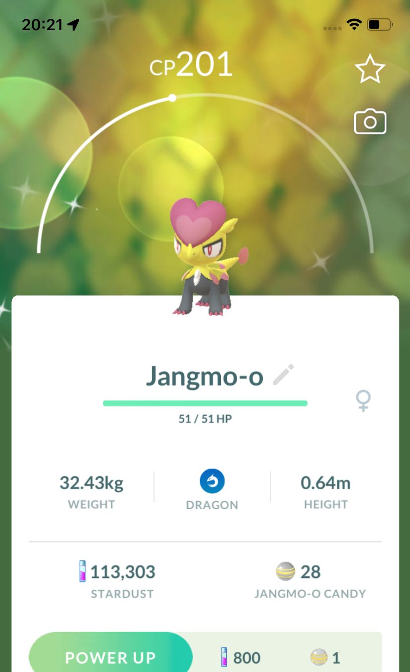Shiny Janmo-o trade - Pokemon GO Trade Service