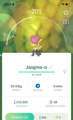 Shiny Janmo-o trade - Pokemon GO Trade Service