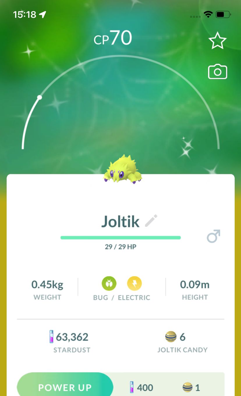 Shiny Joltik trade - Pokemon GO Trade Service