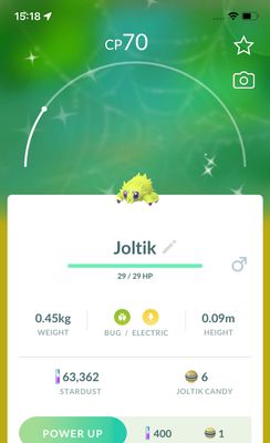 Shiny Joltik trade - Pokemon GO Trade Service