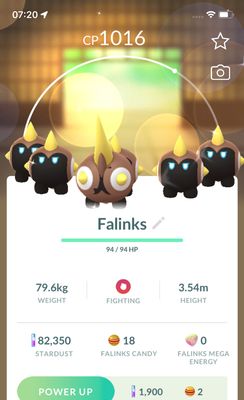 Shiny Falinks trade - Pokemon GO Trade Service
