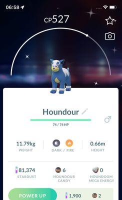 Shiny Houndour trade - Pokemon GO Trade Service