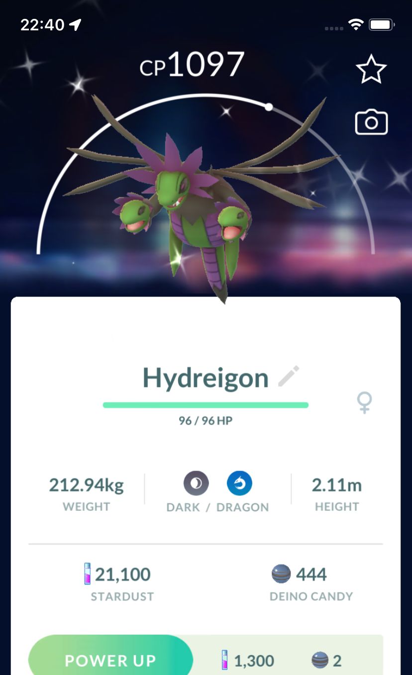 Shiny Hydreigon trade - Pokemon GO Trade Service