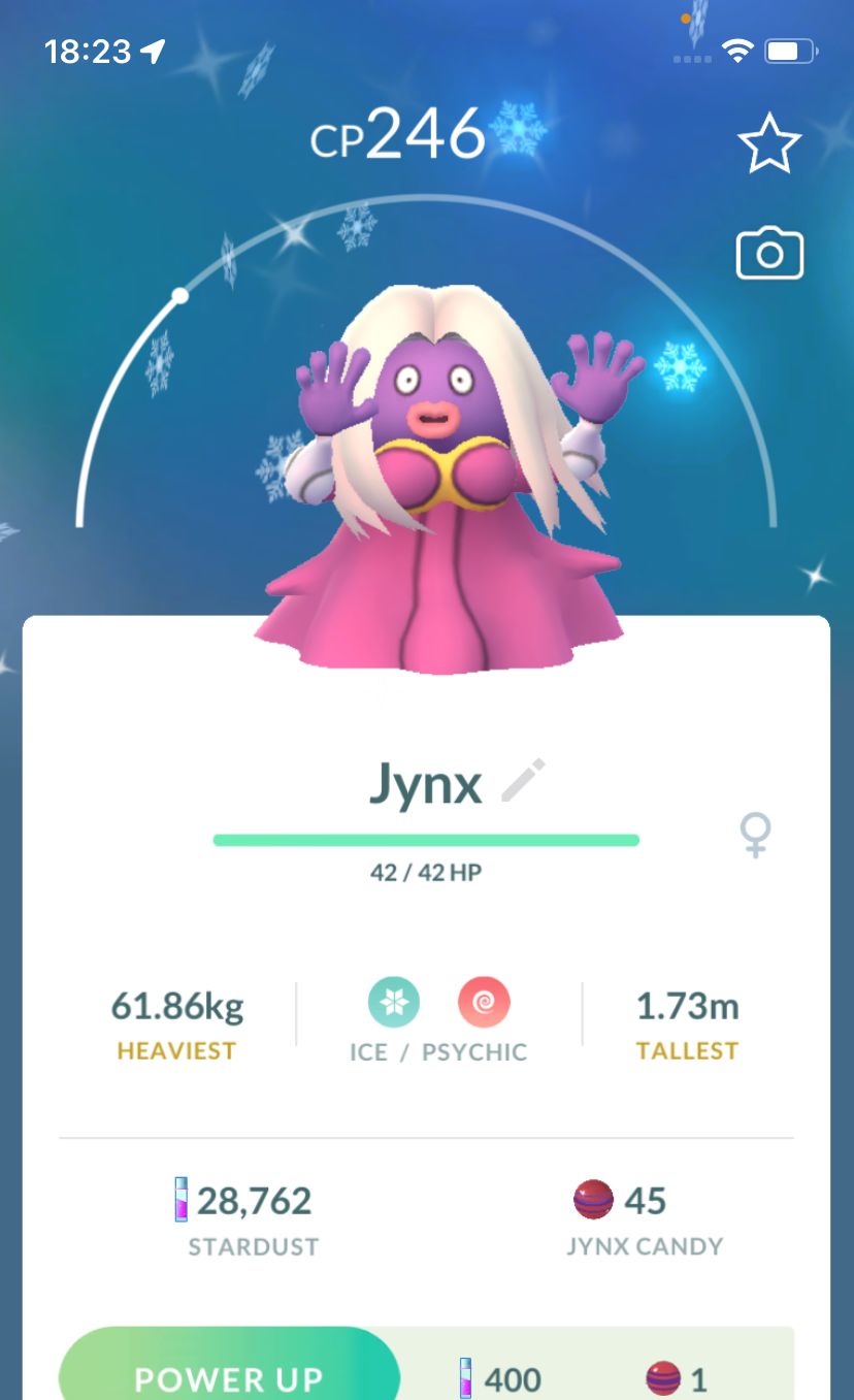 Shiny Jynx trade - Pokemon GO Trade Service
