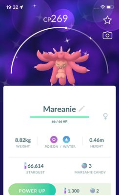 Shiny Mareanie trade - Pokemon GO Trade Service