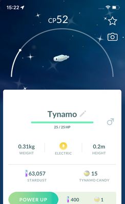 Shiny Tynamo trade - Pokemon GO Trade Service