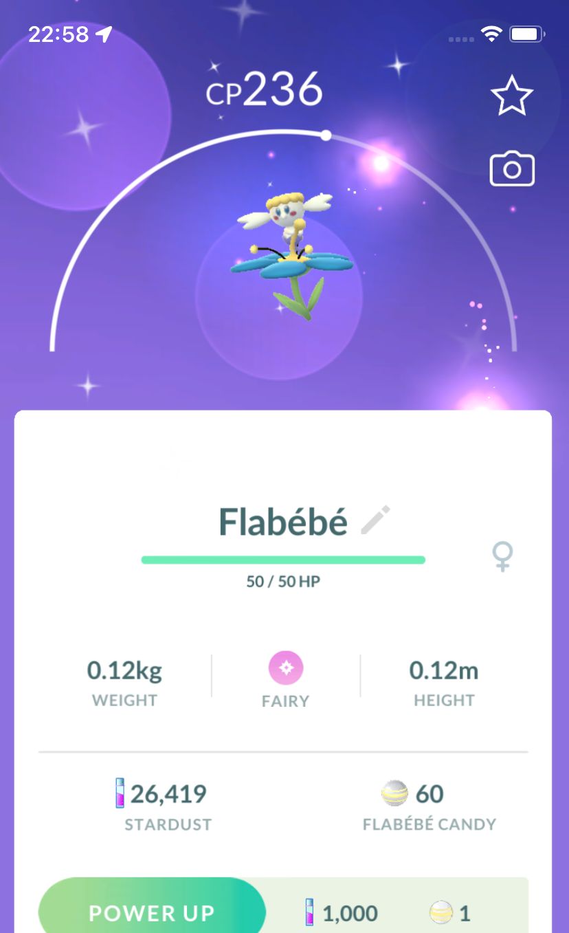 Shiny Flabebe Blue trade - Pokemon GO Trade Service