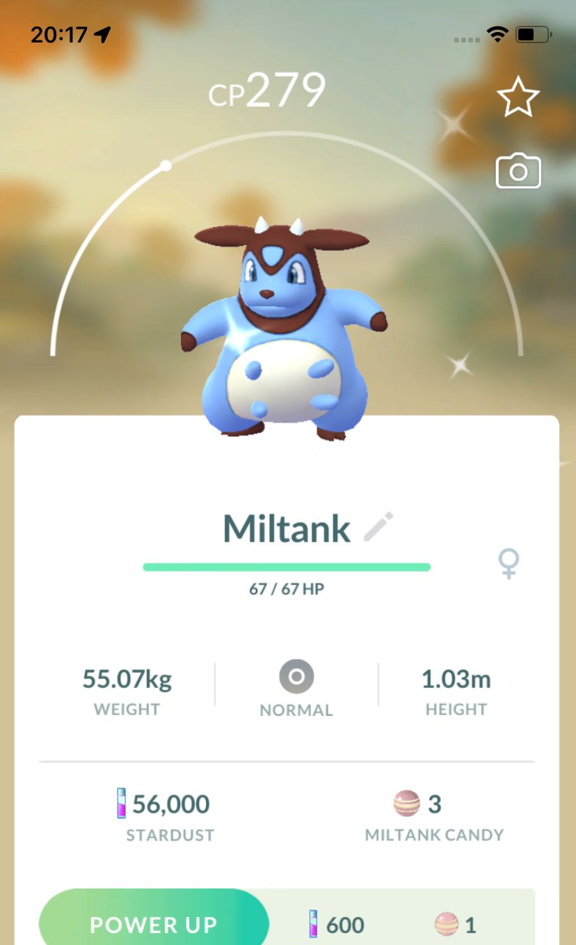 Shiny Miltank trade - Pokemon GO Trade Service