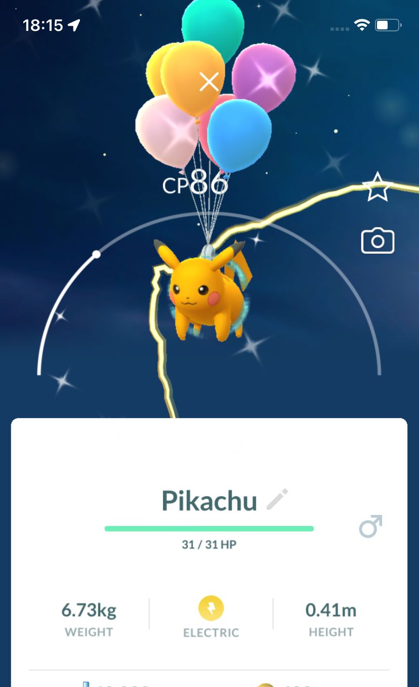 Shiny Flying Pikachu - Pokemon GO Trade